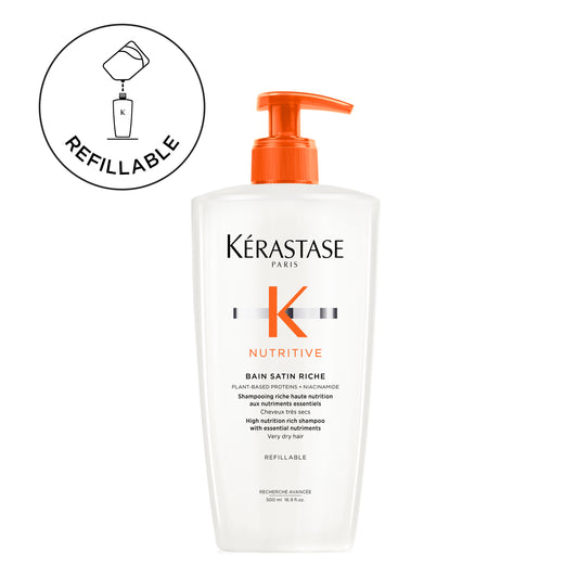 Nutritive Bain Satin Riche 500ml Refillable